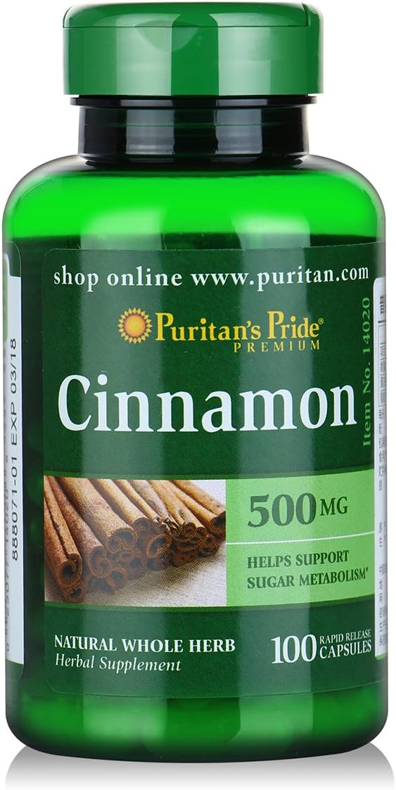 puritan's pride 普丽普莱 肉桂胶囊 100粒(进口)